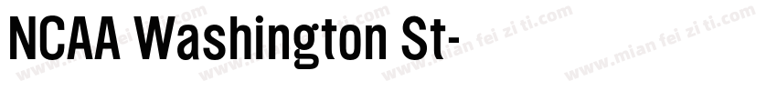 NCAA Washington St字体转换